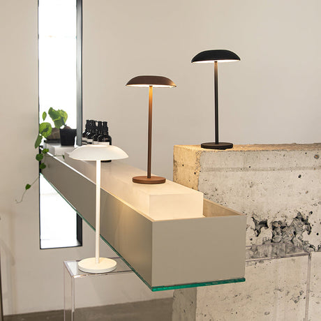 Oplaadbare Tafellamp Zwart met Verstelbaar Licht - Draadloze Elegante Lamp voor Woonkamer en Kantoor-3