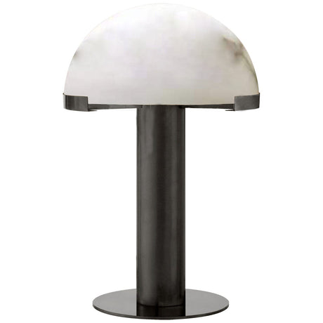 Variant image for Stijlvolle Tafellamp Zwart en Goud van Albast en Metaal - Unieke Lampenkap 30 cm Diameter-9