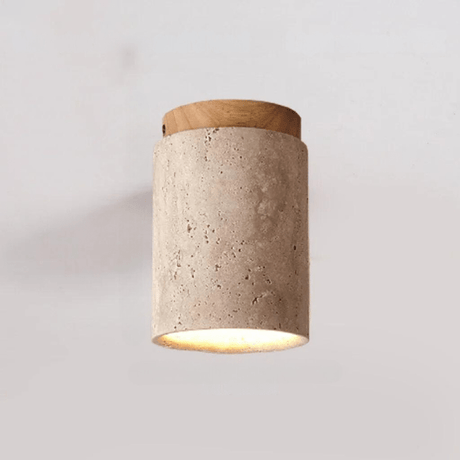 Variant image for Moderne Travertine Plafondlamp met Inbouw LED Verlichting - Warm Wit voor Trappenhuis en Gangen-9