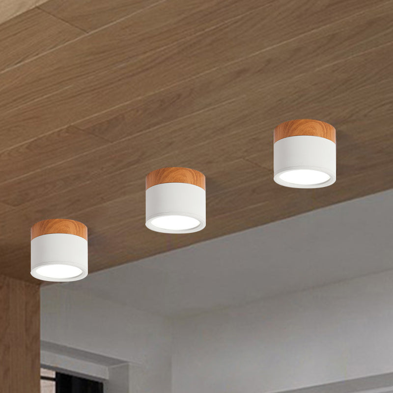 Plafondlamp Zwart met Speels Ontwerp in Geel en Blauw - Compacte Plafonniere voor Keuken en Bar-4