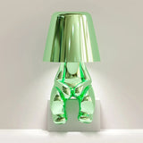 Variant image for Moderne LED Tafellamp met Uniek Denker Ontwerp en Warm Wit Licht - Kunsthars Voet voor Stijlvolle Interieurs-2