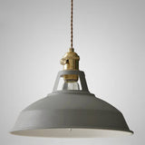 Zwarte Industriele Hanglamp voor Eettafel - Retro Metaal Design met E27 Fitting-6