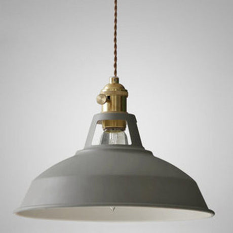 Zwarte Industriele Hanglamp voor Eettafel - Retro Metaal Design met E27 Fitting-6
