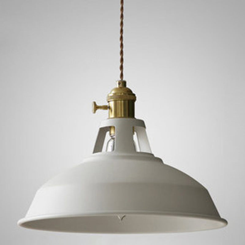 Variant image for Zwarte Industriele Hanglamp voor Eettafel - Retro Metaal Design met E27 Fitting-2