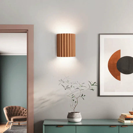 Moderne Wandlamp van Kunsthars met LED Verlichting - Uniek Muurlamp voor Binnengebruik-2