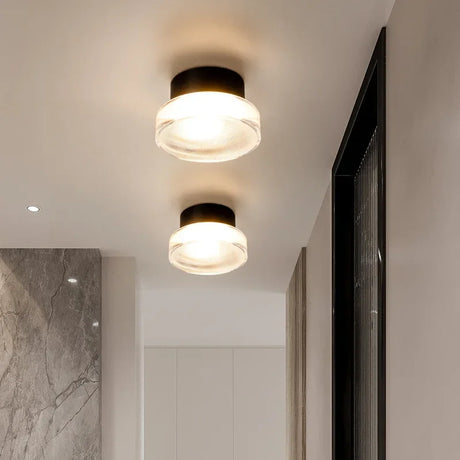 Moderne Ronde Wandlamp van Metaal en Glas - Elegante Wandlamp voor Binnen met Warm Licht en Eenvoudige Installatie-2