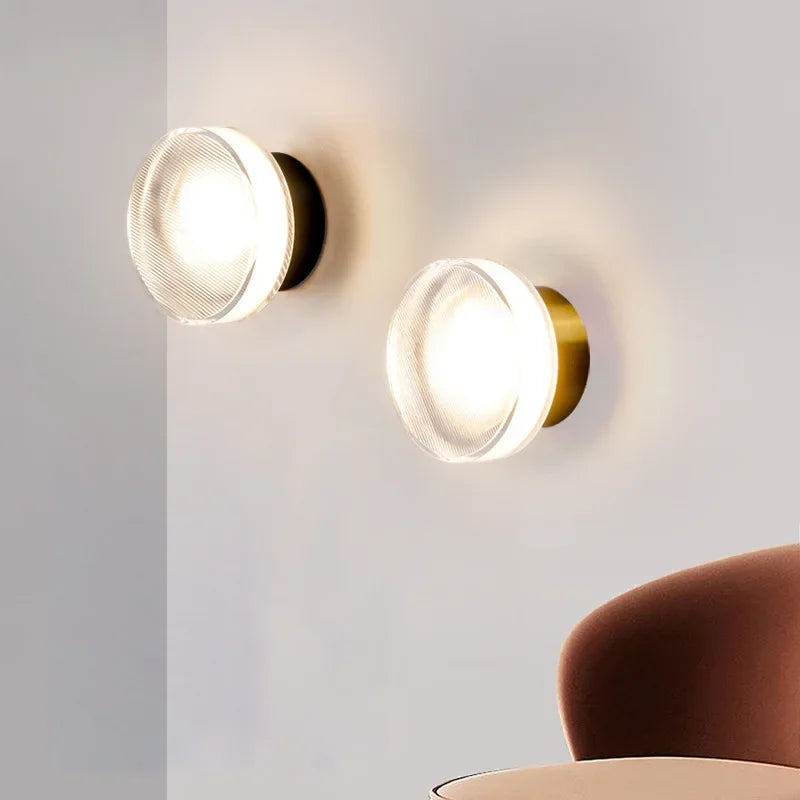 Moderne Ronde Wandlamp van Metaal en Glas - Elegante Wandlamp voor Binnen met Warm Licht en Eenvoudige Installatie-5