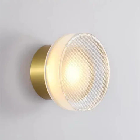 Variant image for Moderne Ronde Wandlamp van Metaal en Glas - Elegante Wandlamp voor Binnen met Warm Licht en Eenvoudige Installatie-5