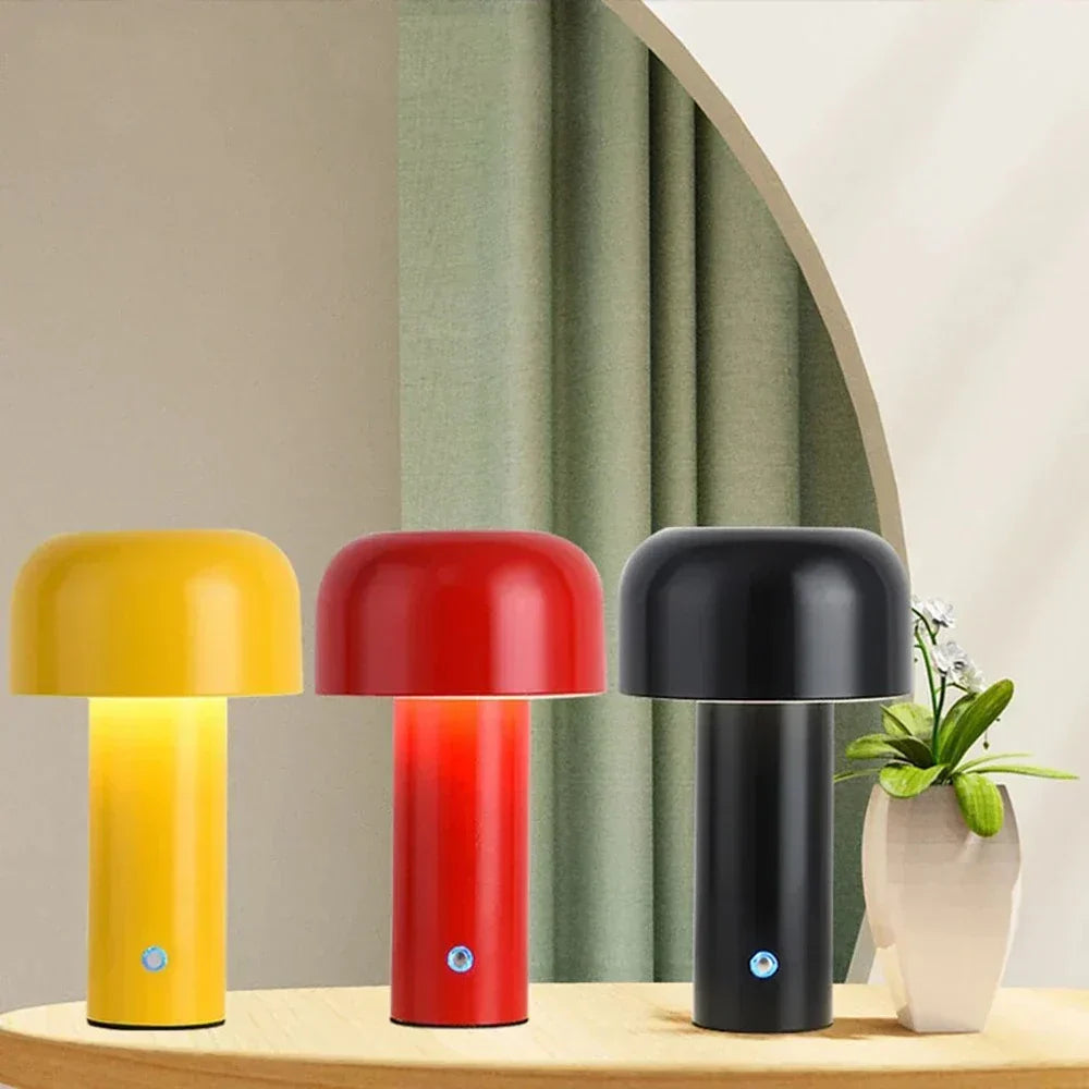 Draagbare USB Lamp met Champignon Design - Oplaadbare LED Verlichting voor Binnen en Buiten, Draadloos en Compact-4
