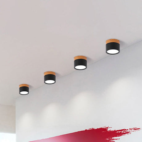 Variant image for Plafondlamp Zwart met Speels Ontwerp in Geel en Blauw - Compacte Plafonniere voor Keuken en Bar-6