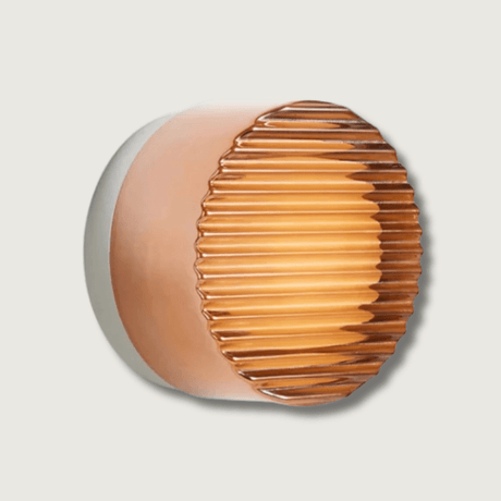 Variant image for Moderne Ronde Wandlamp van Metaal en Glas - Elegante Wandlamp voor Binnen met Warm Licht en Eenvoudige Installatie-1