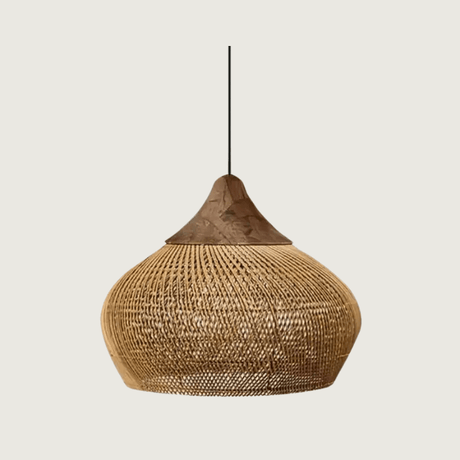 Variant image for Handgemaakte Rotan Hanglamp - Boho Woonkamer Lamp met Warme Verlichting voor Slaapkamer en Eetkamer-1