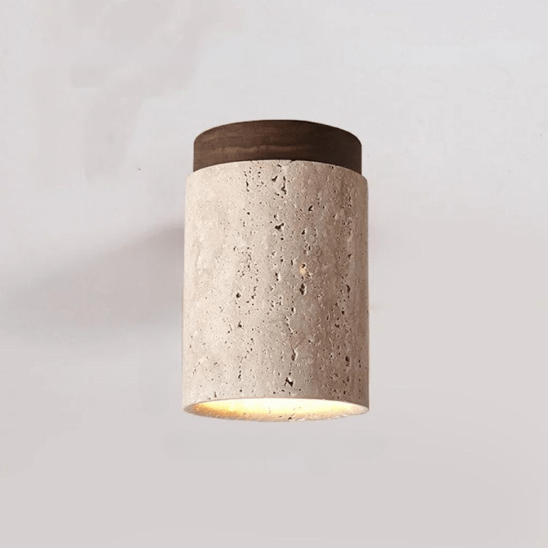 Variant image for Moderne Travertine Plafondlamp met Inbouw LED Verlichting - Warm Wit voor Trappenhuis en Gangen-13
