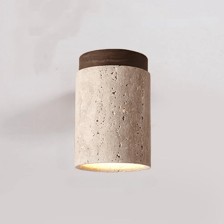 Variant image for Moderne Travertine Plafondlamp met Inbouw LED Verlichting - Warm Wit voor Trappenhuis en Gangen-13