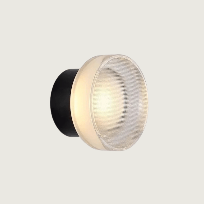 Variant image for Moderne Ronde Wandlamp van Metaal en Glas - Elegante Wandlamp voor Binnen met Warm Licht en Eenvoudige Installatie-4