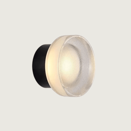 Variant image for Moderne Ronde Wandlamp van Metaal en Glas - Elegante Wandlamp voor Binnen met Warm Licht en Eenvoudige Installatie-4